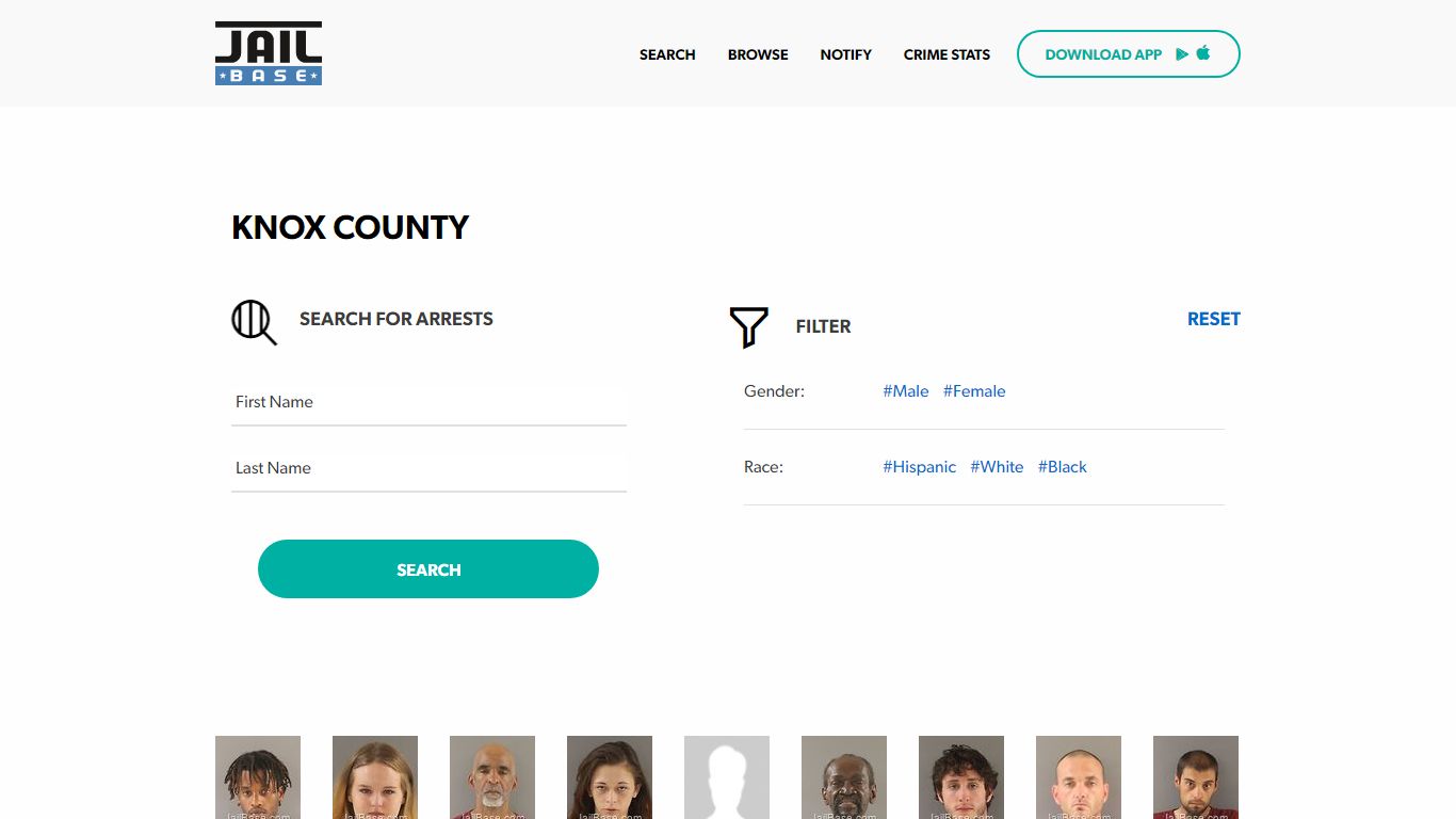 Knox County Jail Inmate Search and Mugshots | JailBase